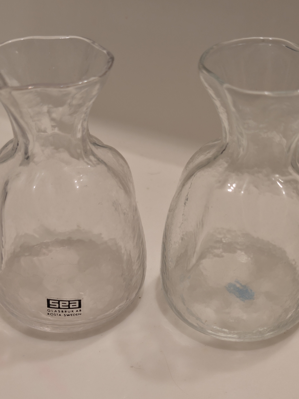 Kosta Boda Clear Glass Vases - Transparent
